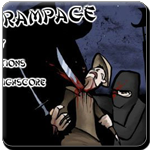 destroy the evil ninjas and finish the level 