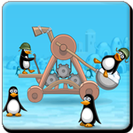 Crazy Penguin Catapult Send as many penguins flying as possible, and use them to take out the bears.