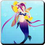 Dress your mermaid with various type of dress material.