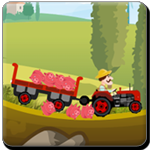 Use the arrow keys to navigate the tractor and Space button to unload or disconnect the tractor