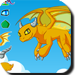 Instructions: Click on the category buttons to play the game and dress up the dragon